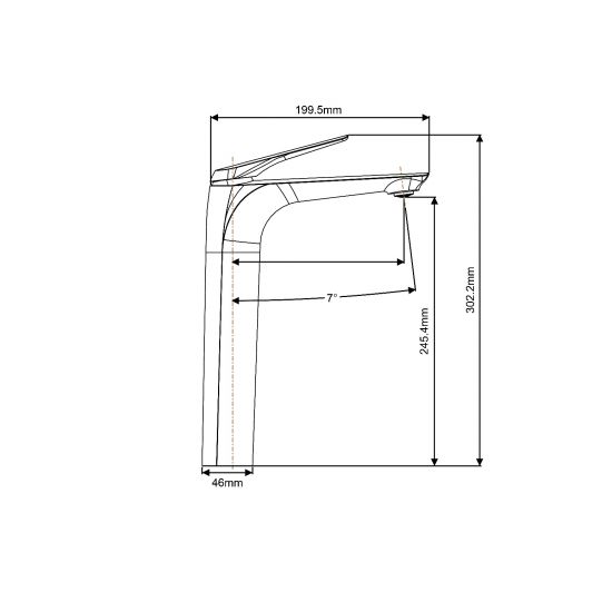 AU SERIES | TALL BASIN MIXER
