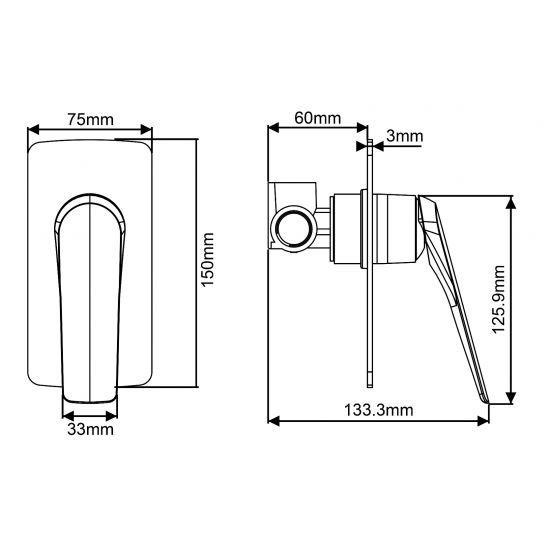 AU SERIES | SHOWER MIXER