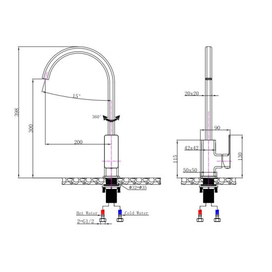 IVANO | KITCHEN SINK MIXER