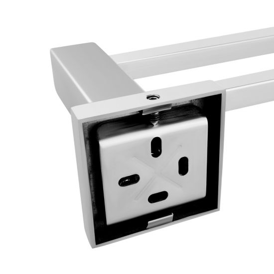 BLAZE | DOUBLE TOWEL RAIL 600MM | CHROME