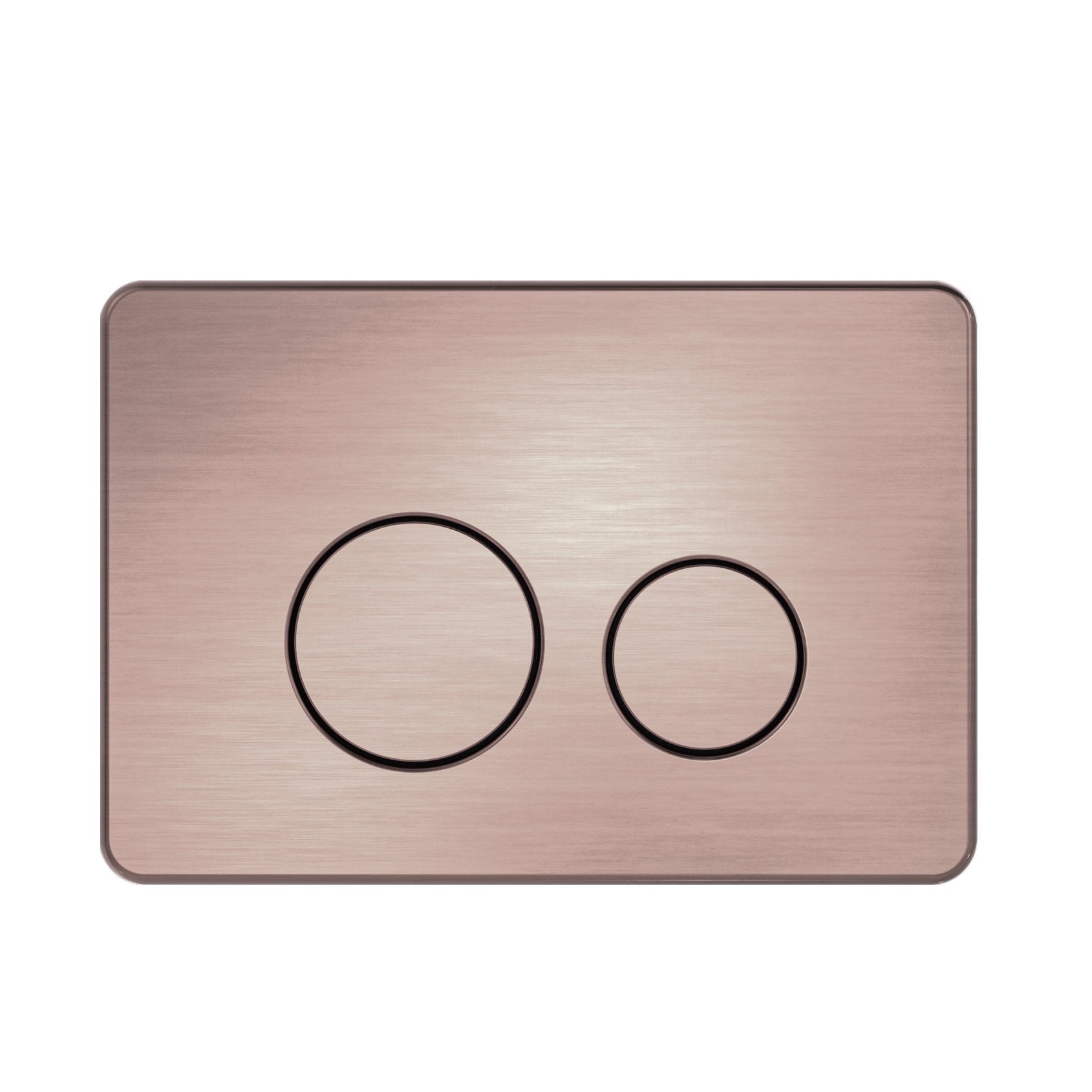 JAVA FLOOR PAN | R&T CISTERN | ROUND BRUSHED BRONZE | IN-WALL TOILET SUITE