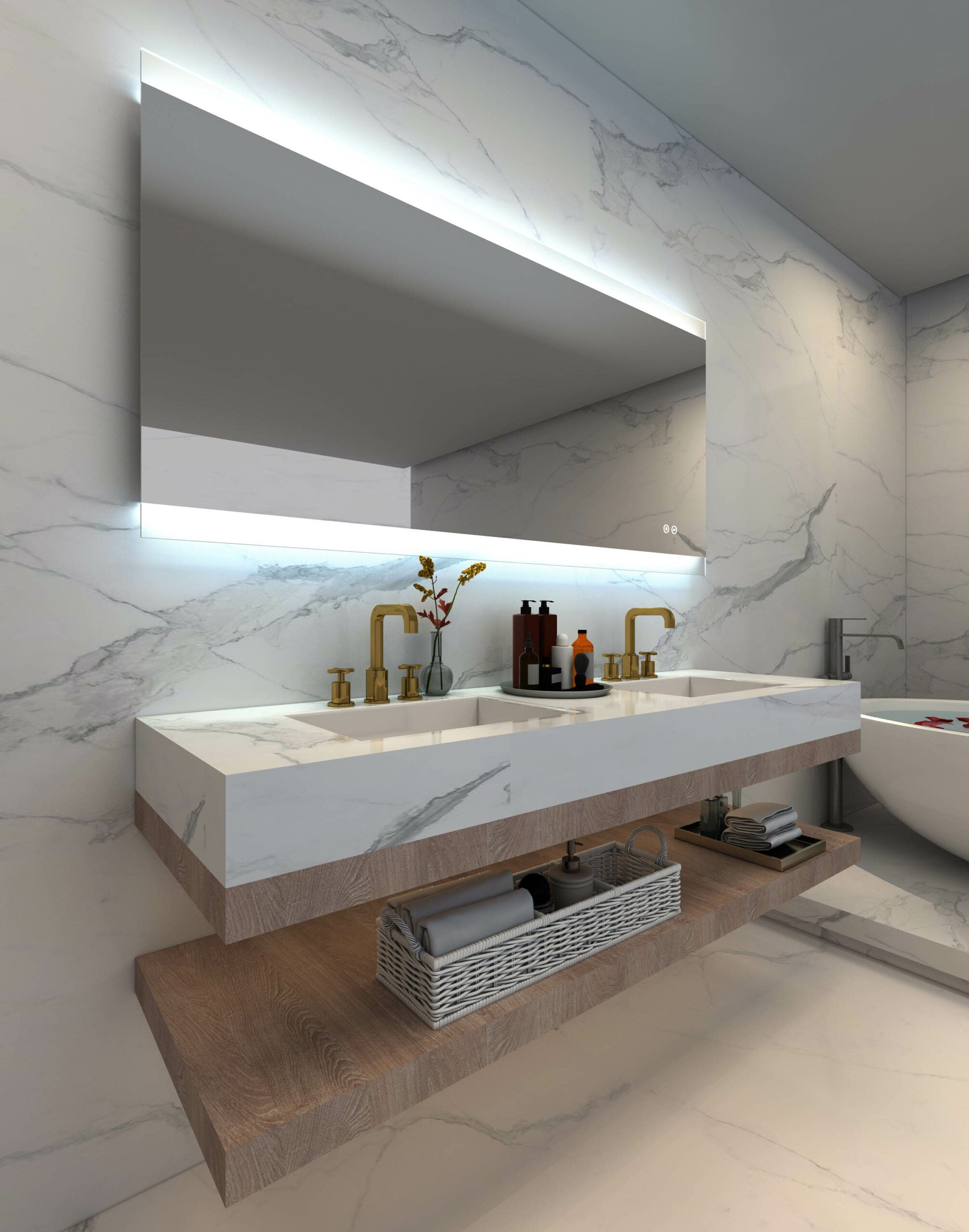 MIRO | RECTANGLE LED MIRROR 1800X850