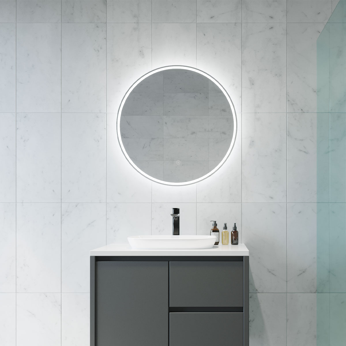 SPHERE | ROUND LED MIRROR 600X600
