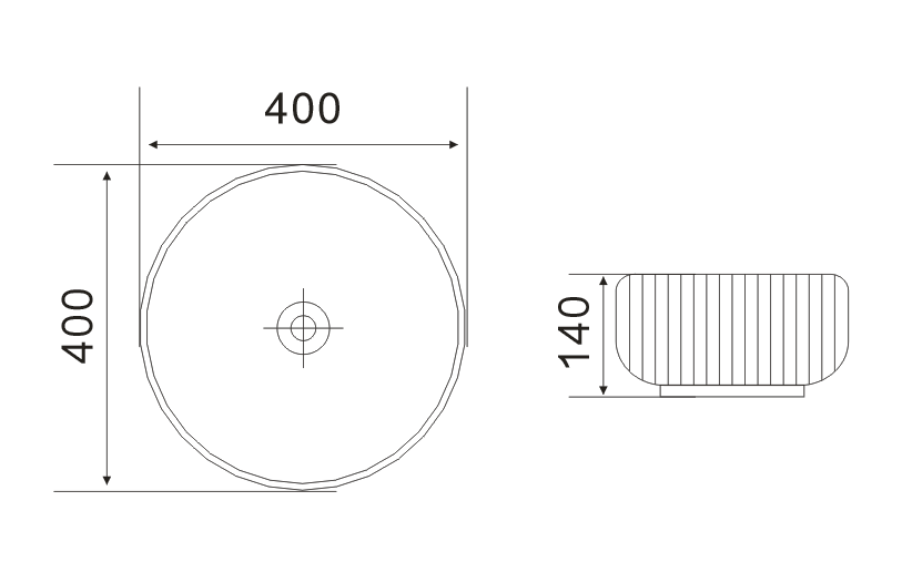 ROUND BASIN | 400X400