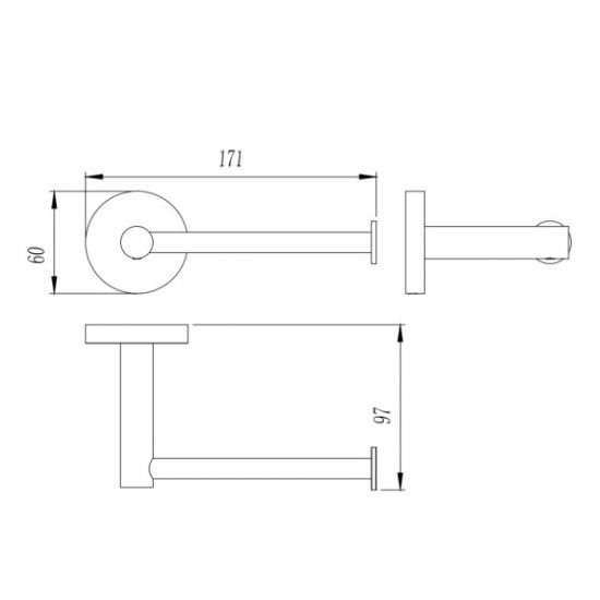 LUCID | TOILET ROLL HOLDER