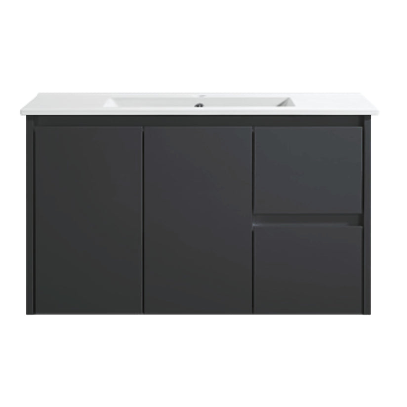 WILLOW | 900MM WALL HUNG VANITY WITH CERAMIC TOP