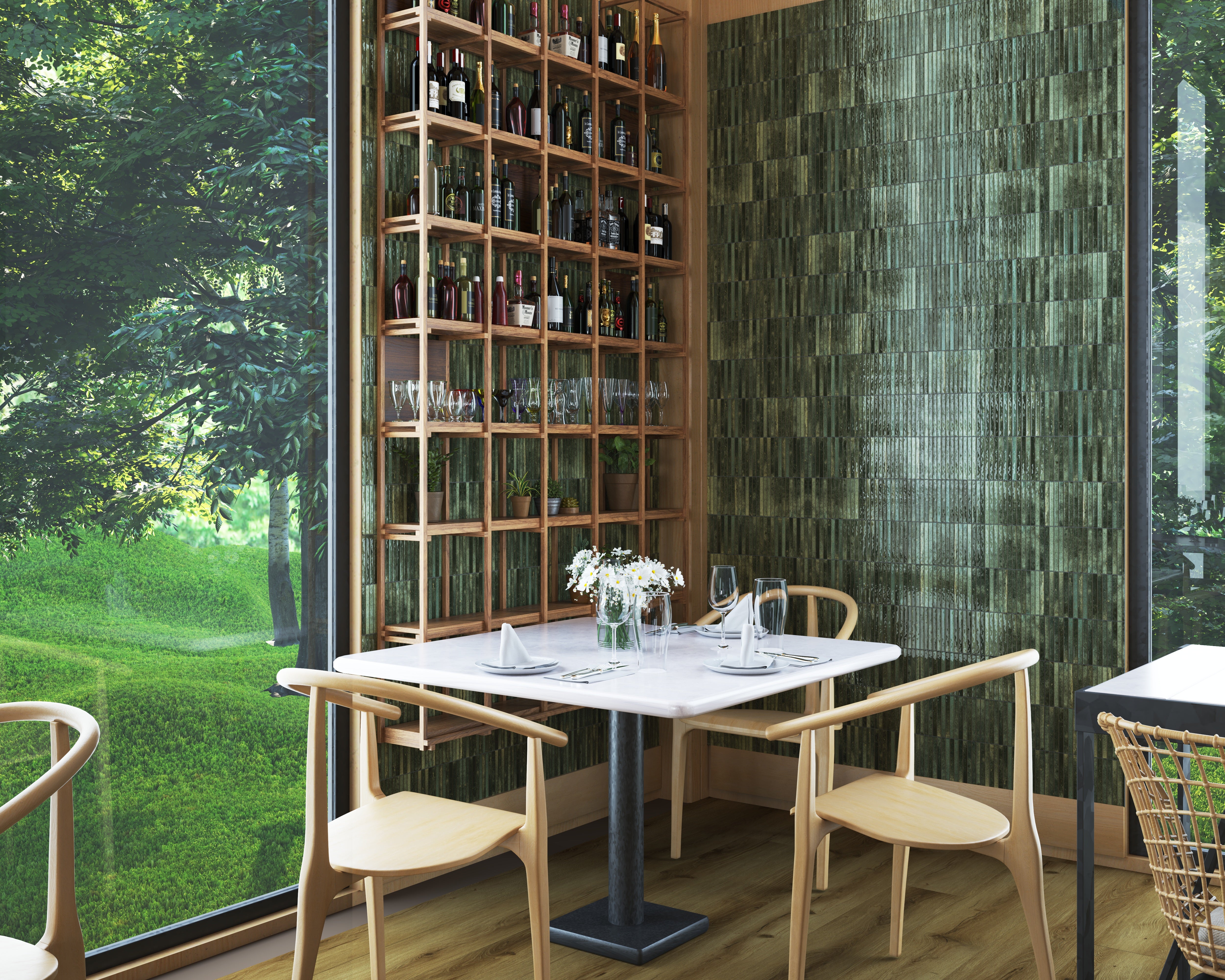 KIT KAT MOSAIC SHEET | GRASS | 115X231MM