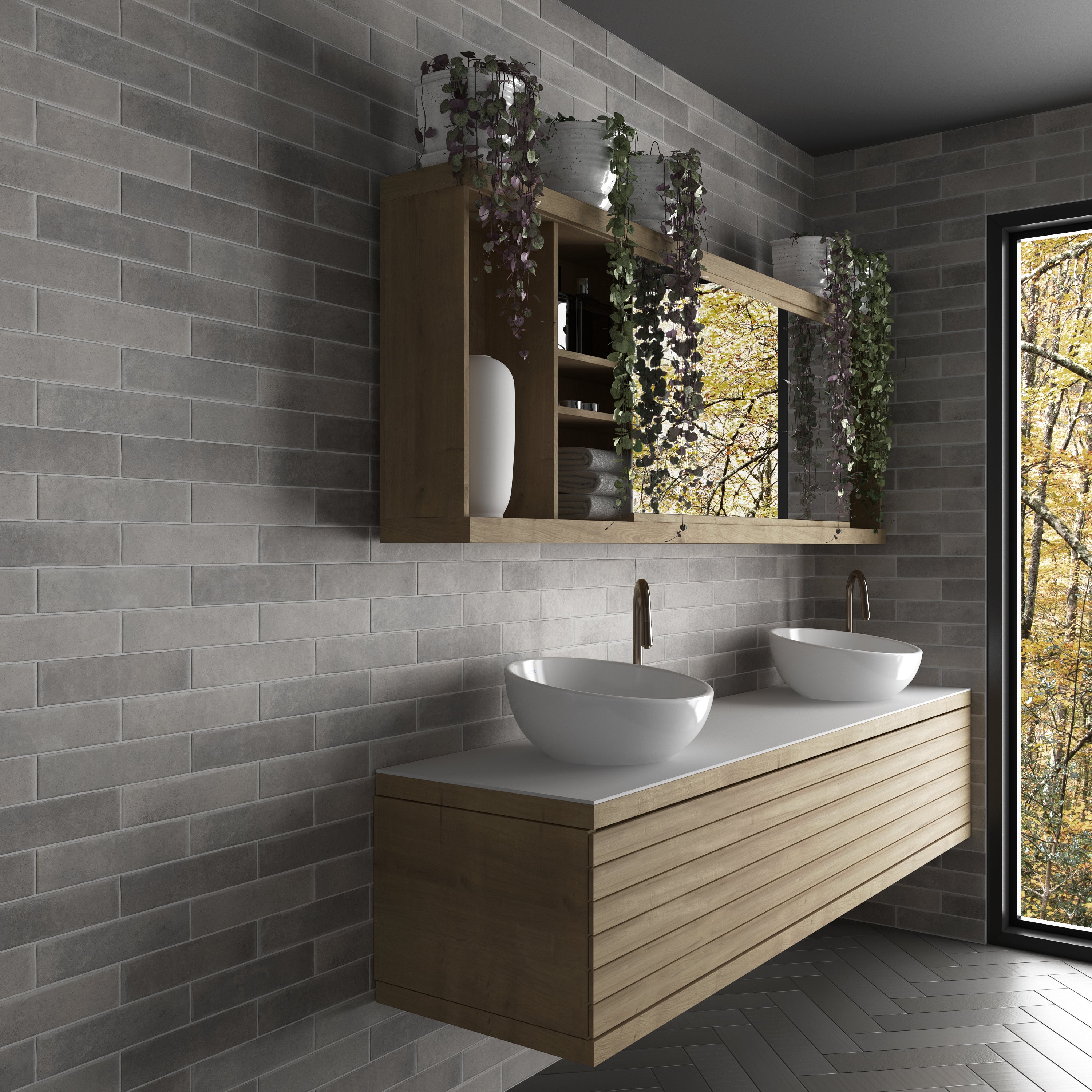 ARGILE | CONCRETE MATT | SUBWAY | 60X246X9MM