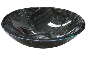 BLACK MARBLE | ABOVE COUNTER GLASS BASIN