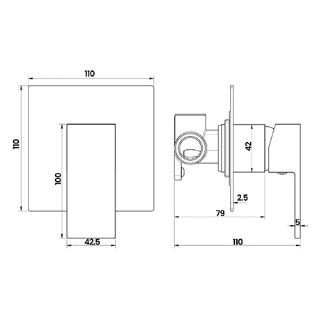DALLAS | SHOWER MIXER | CHROME