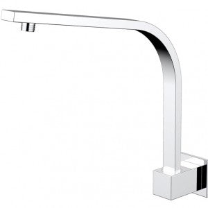 ELEVATED SQUARE SHOWER ARM | CHROME