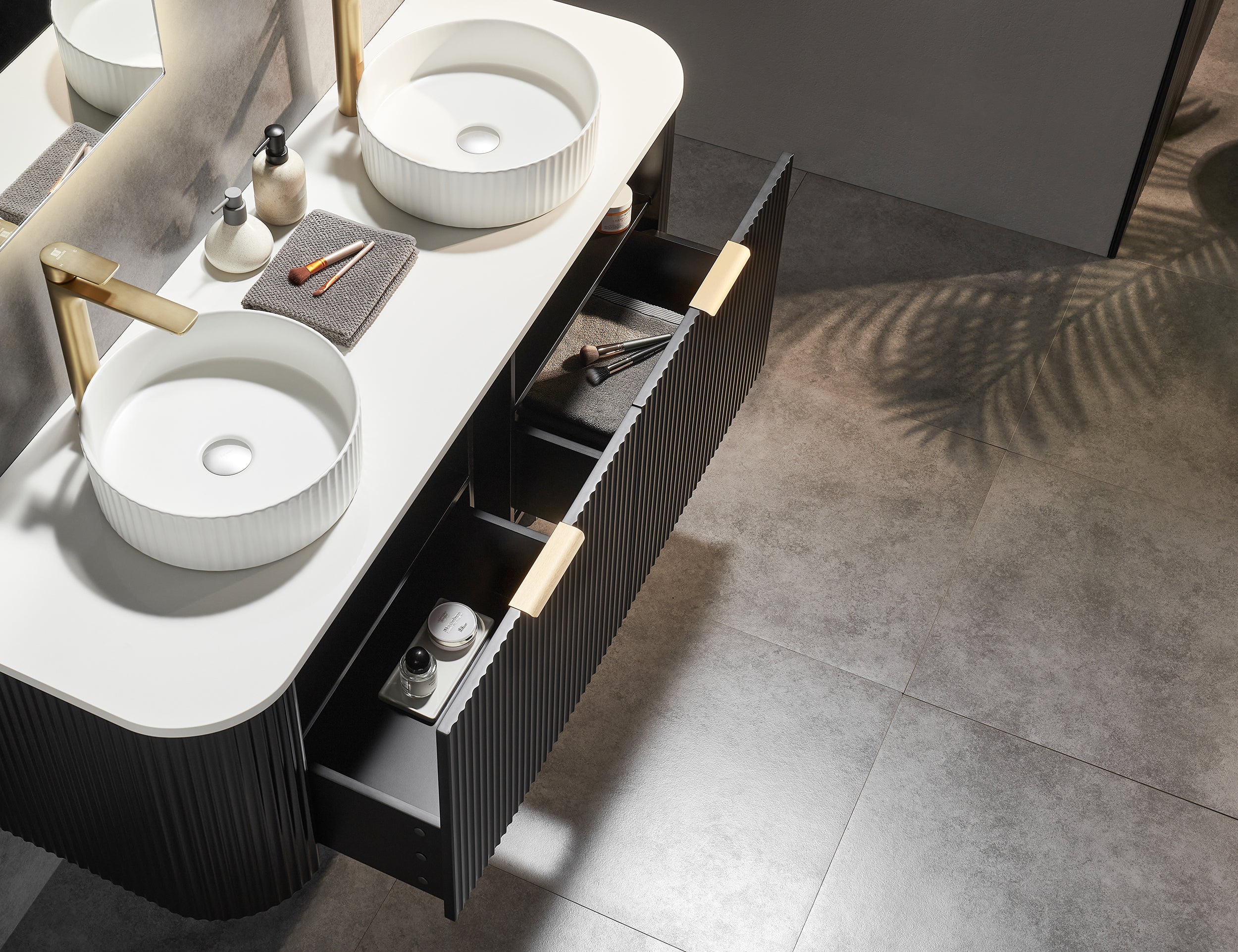 AVALON | 1500MM WALL HUNG VANITY WITH STONE TOP