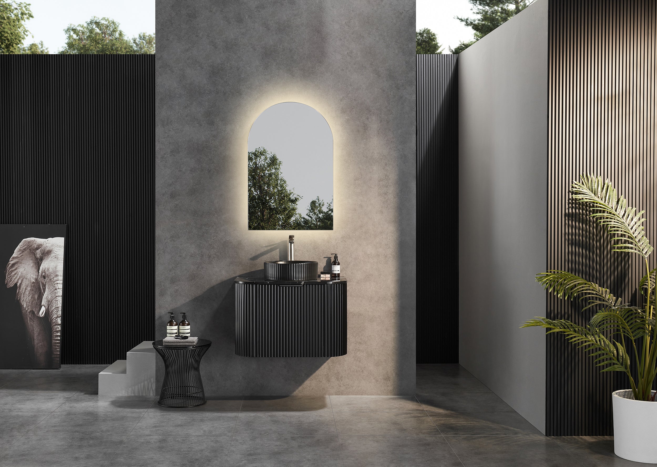 AVALON | 600MM WALL HUNG VANITY WITH STONE TOP