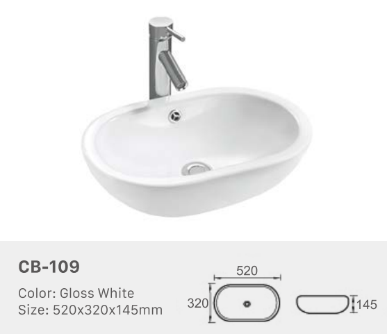 BASIN | GLOSS WHITE | CB-109