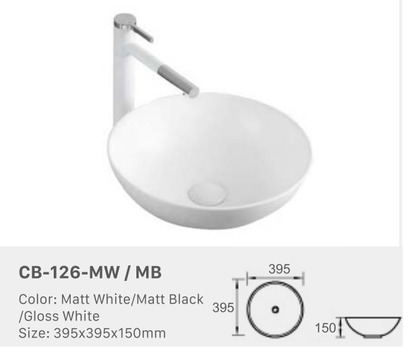 BASIN | MATT WHITE | CB-126-MW
