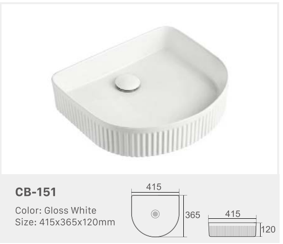 BASIN | GLOSS WHITE | CB-151