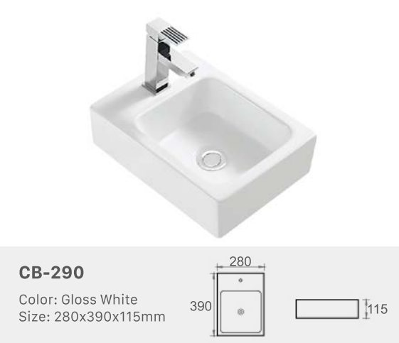 BASIN | GLOSS WHITE | CB-290