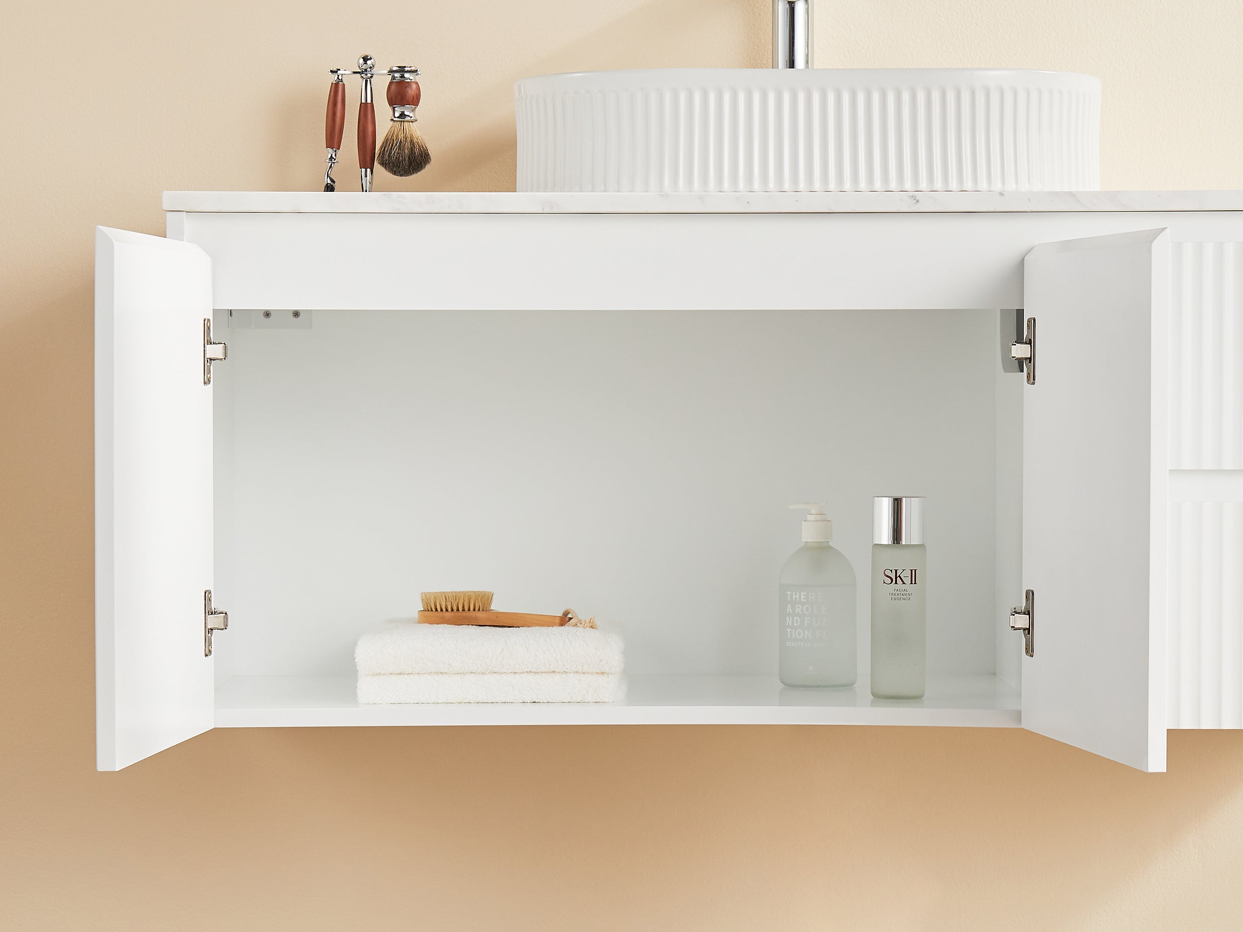 BRINDABELLA | 1200MM WALL HUNG RIGHT HAND VANITY WITH STONE TOP