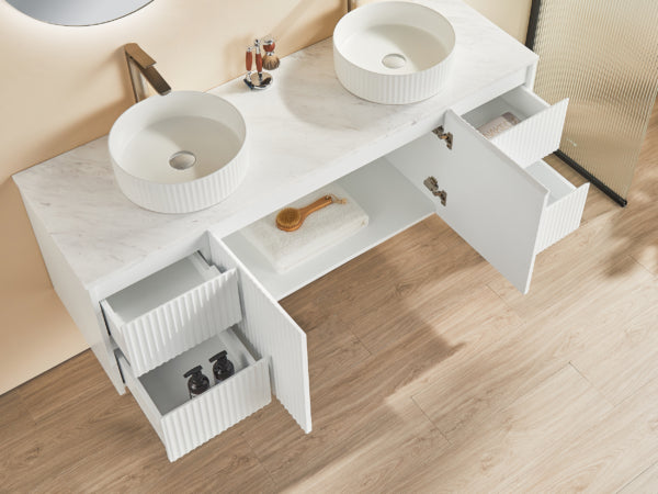 BRINDABELLA | 1500MM WALL HUNG VANITY WITH STONE TOP