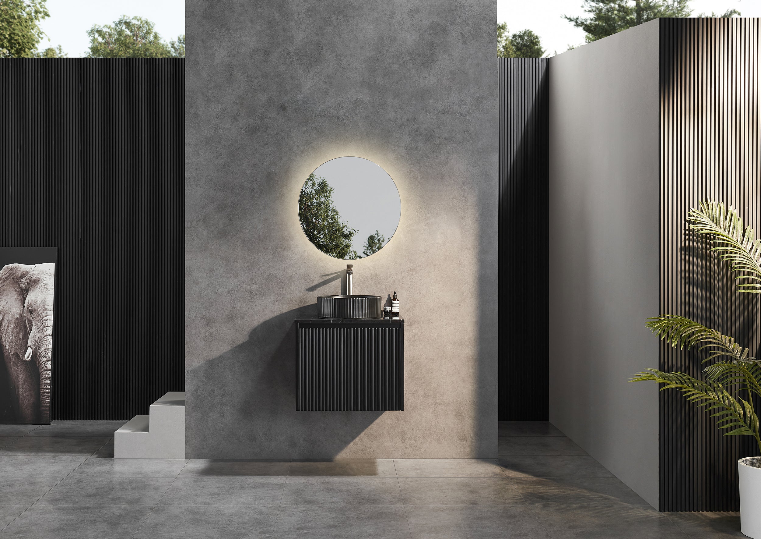 BRINDABELLA | 600MM WALL HUNG VANITY WITH STONE TOP