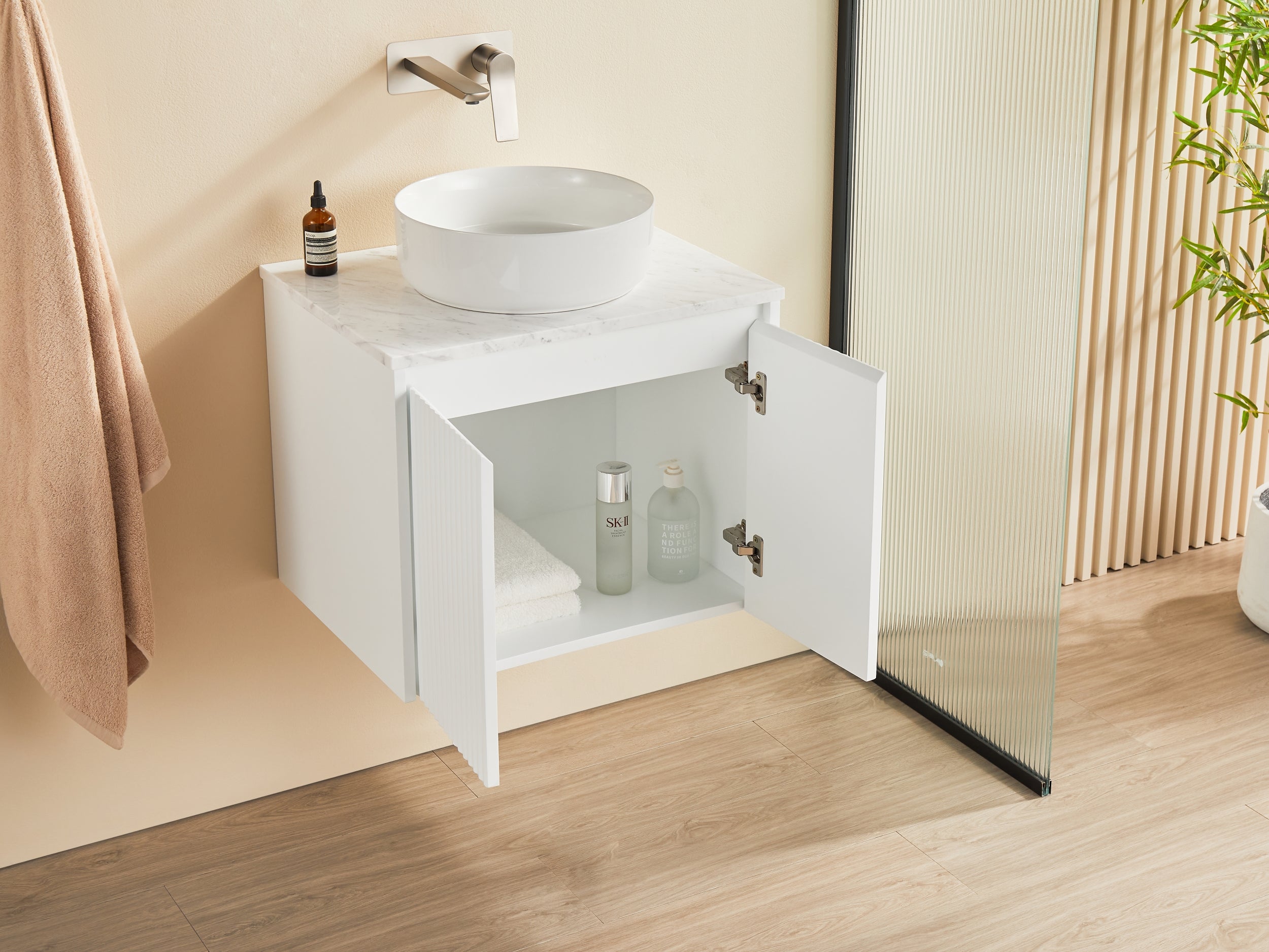 BRINDABELLA | 600MM WALL HUNG VANITY WITH STONE TOP