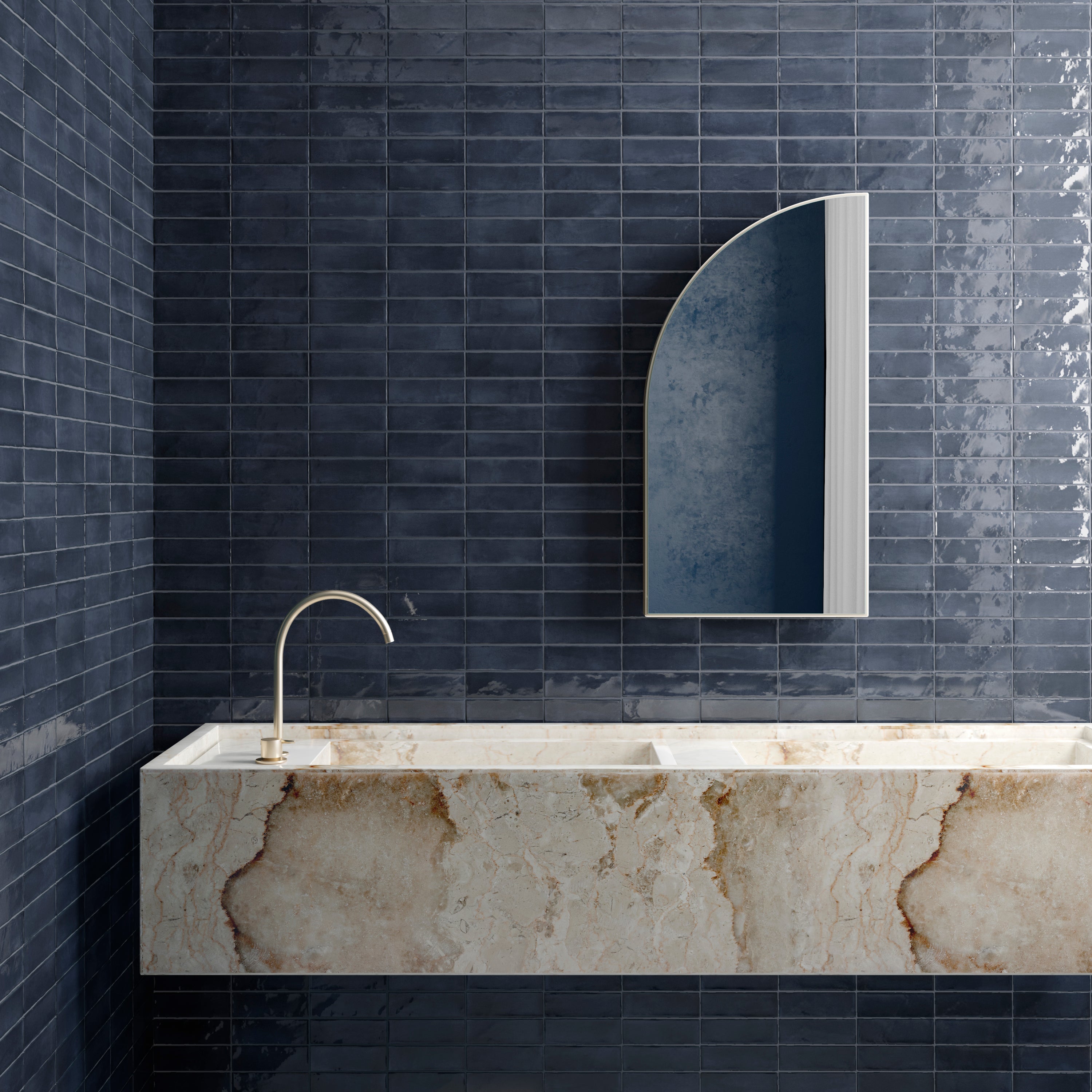 COCO | BLUE NIGHT GLOSS | PORCELAIN | 50X150X7MM
