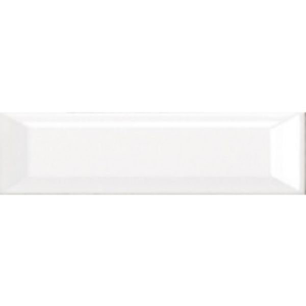 URBAN | BEVELLED WHITE MATT | CERAMIC | 75X300X6MM