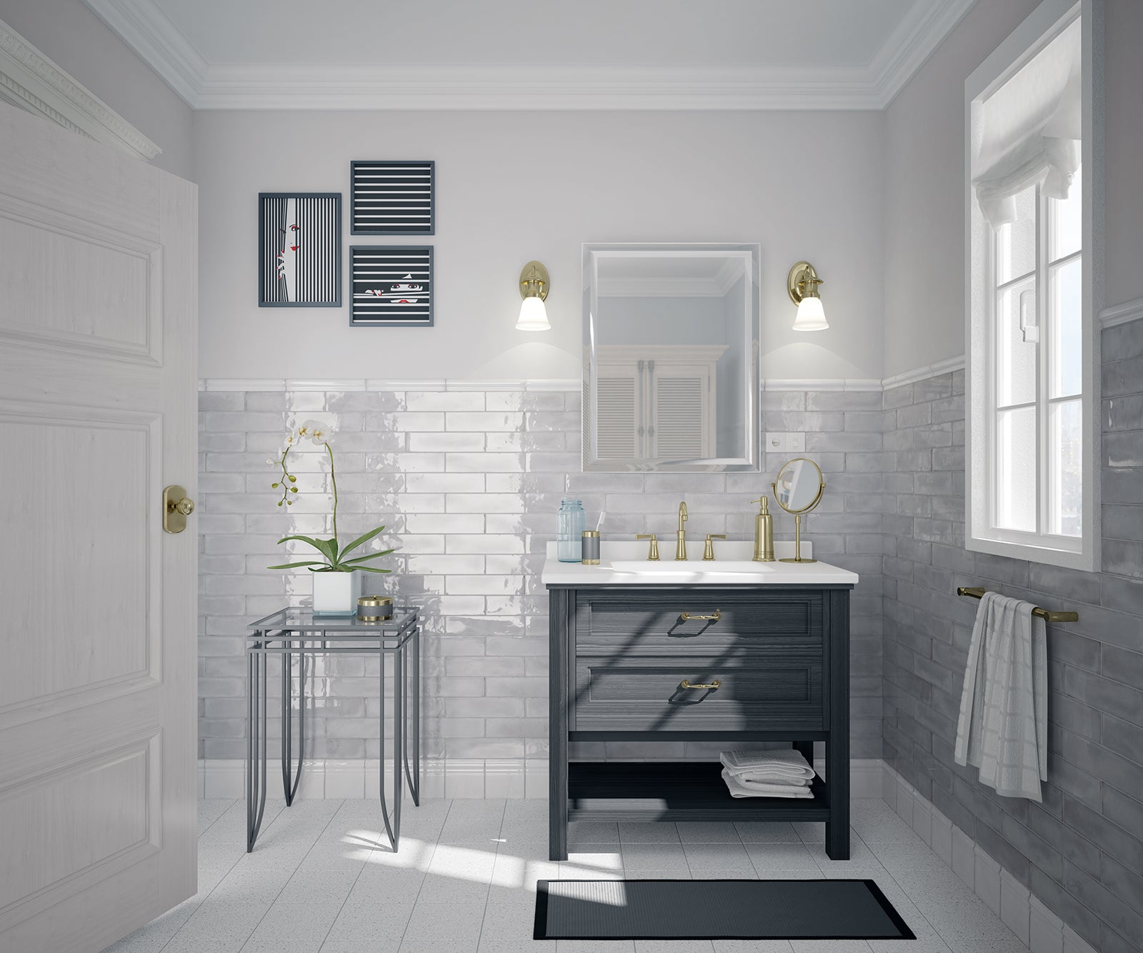 SPLENDOURS | GREY GLOSS | CERAMIC | 75X300X9MM