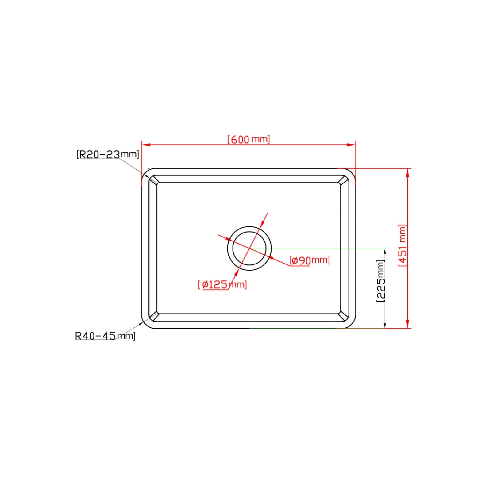 CHELSEA 600 | BUTLERS KITCHEN SINK