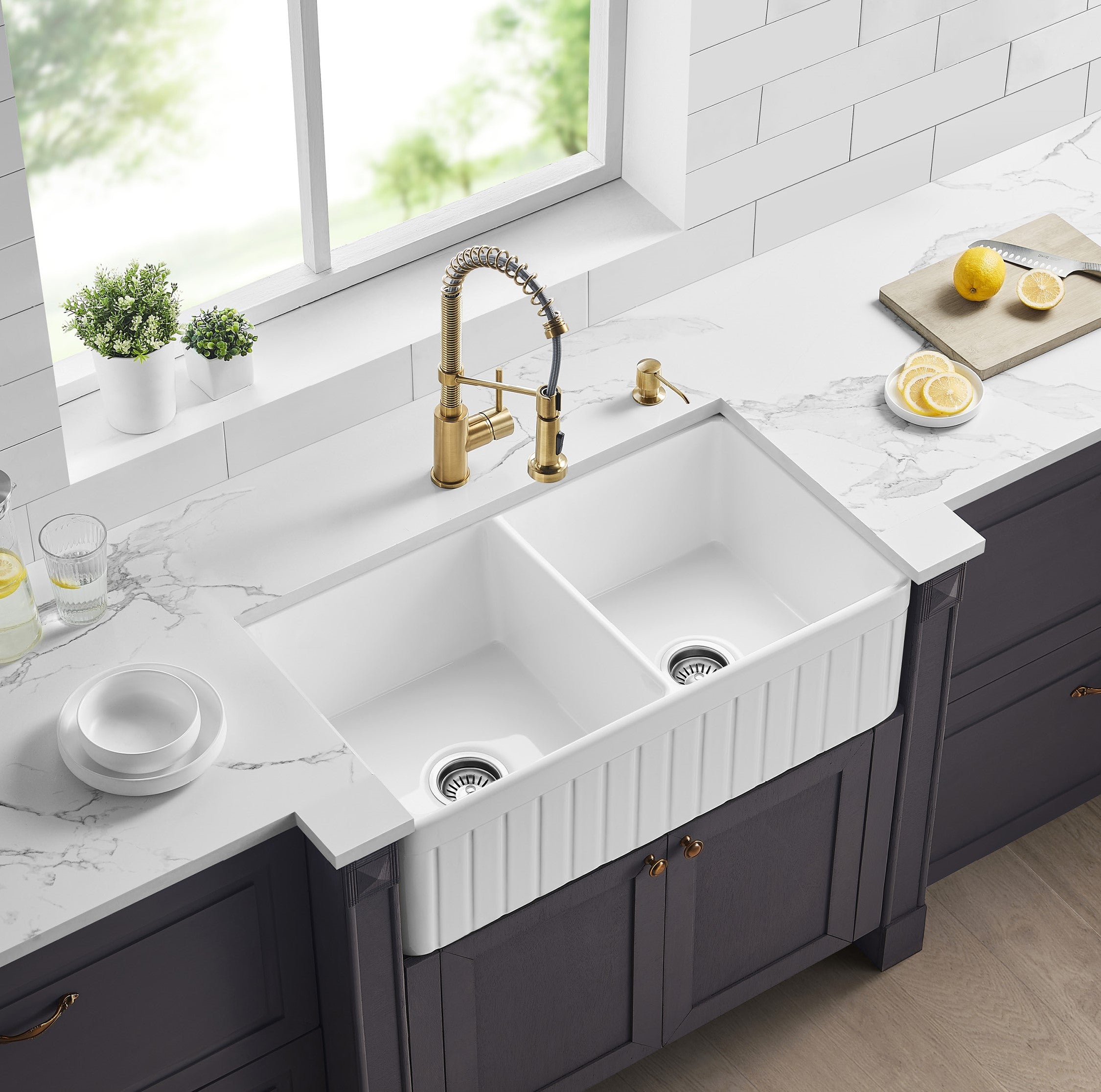GREENWICH 828 | BUTLERS KITCHEN DOUBLE SINK