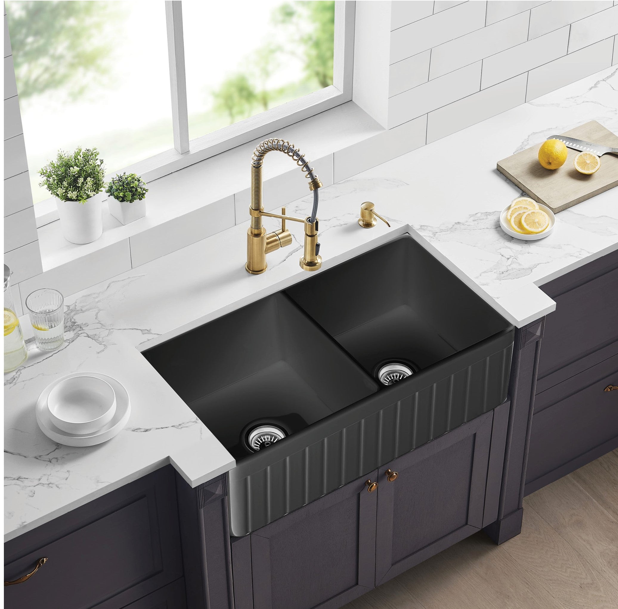 GREENWICH 828 | BUTLERS KITCHEN DOUBLE SINK