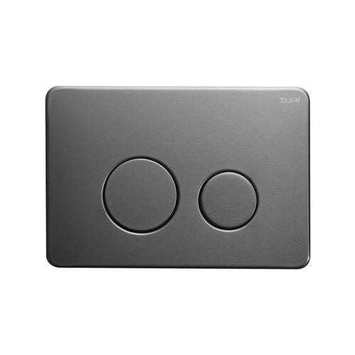 JAVA FLOOR PAN | R&T CISTERN | ROUND GUN METAL | IN-WALL TOILET SUITE