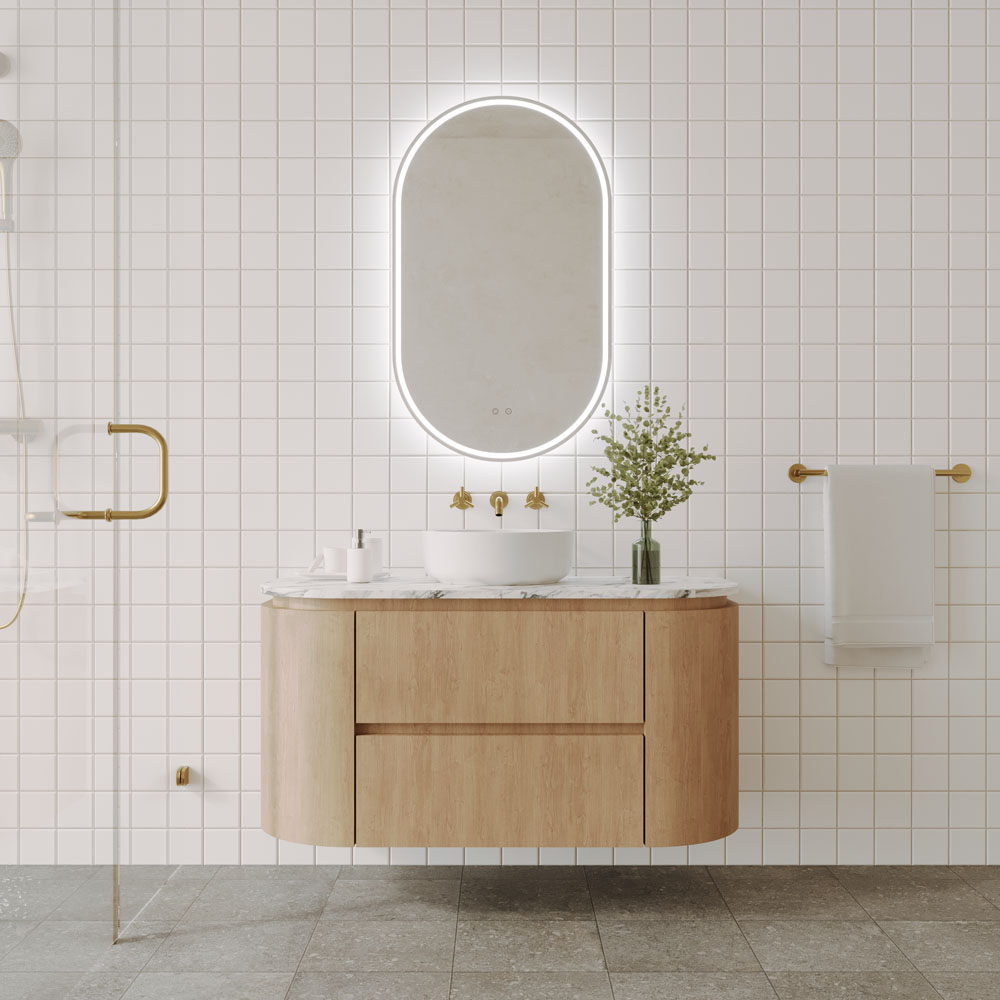 GATSBY | OVAL LED MIRROR 450X1200