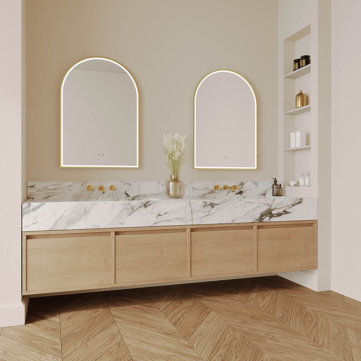 REMER | GREAT ARCHED LED MIRROR | 700X1000