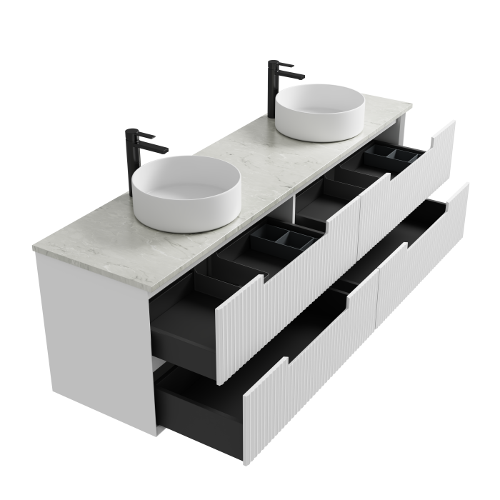 FLAUTO | 1200MM WALL HUNG VANITY WITH STONE TOP