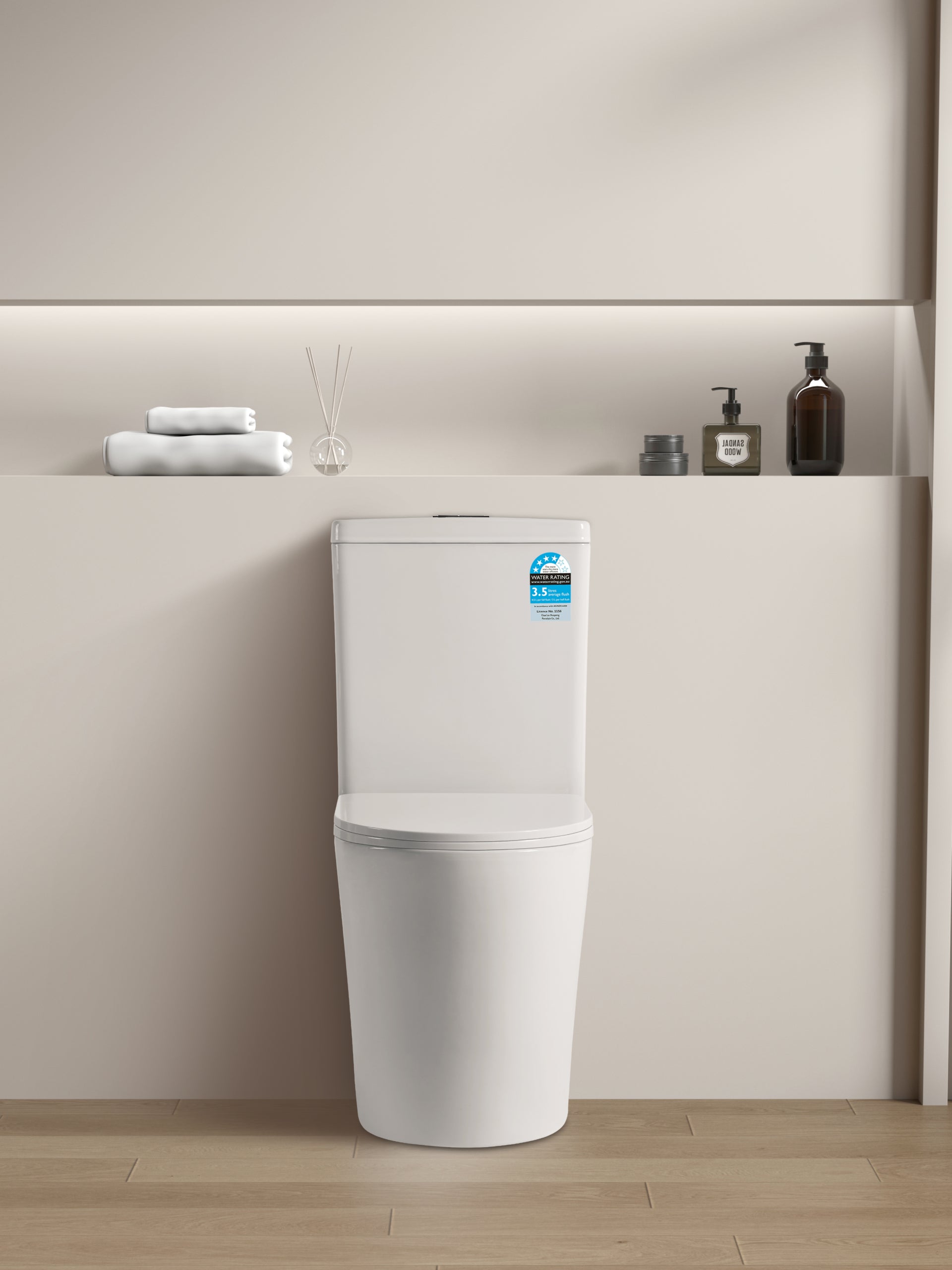 VIVID TORNADO RIMLESS TOILET SUITE | GLOSS WHITE