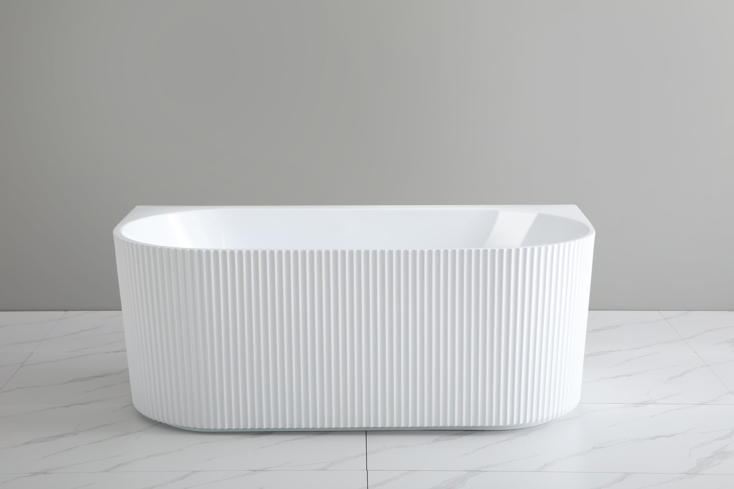 BARI | GROOVE BACK TO WALL BATHTUB 1700