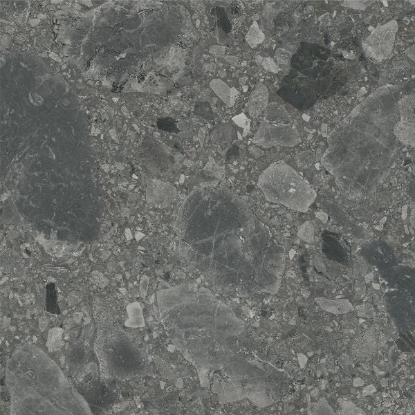 VERONA | CHARCOAL | TERRAZZO MATT | 600X600