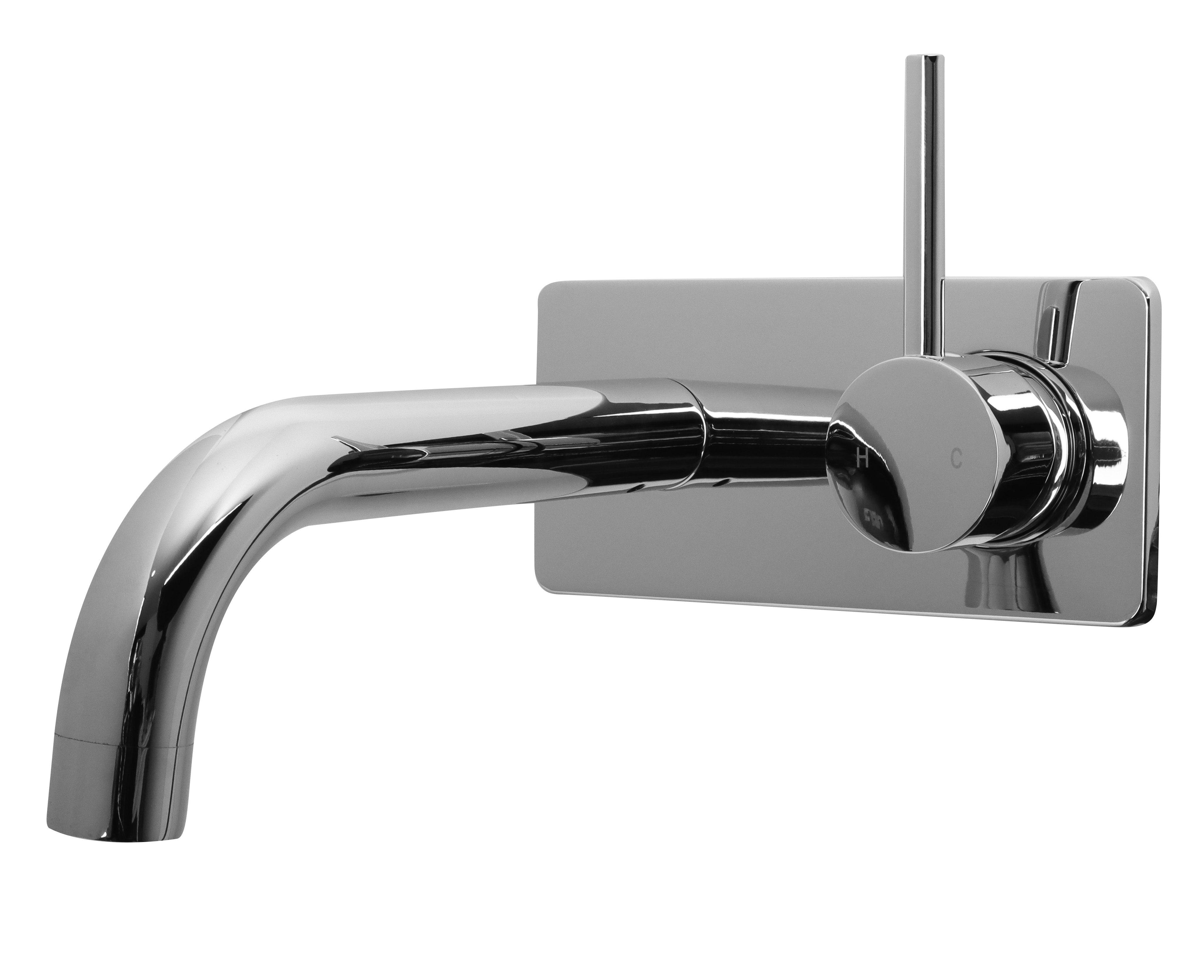 MILAN REVERSE | BEND | WALL MIXER WITH SPOUT