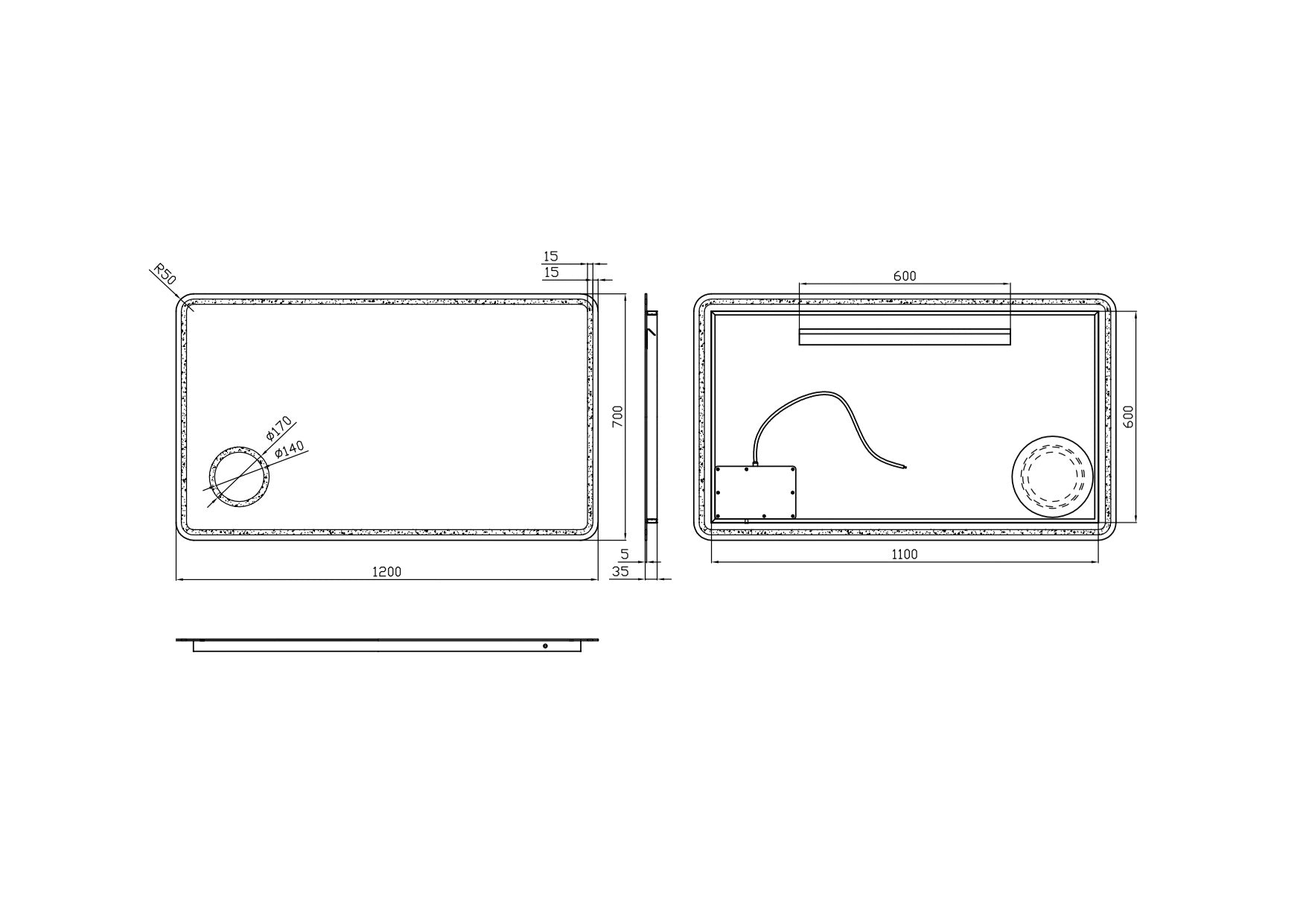 OPAL | LED MIRROR