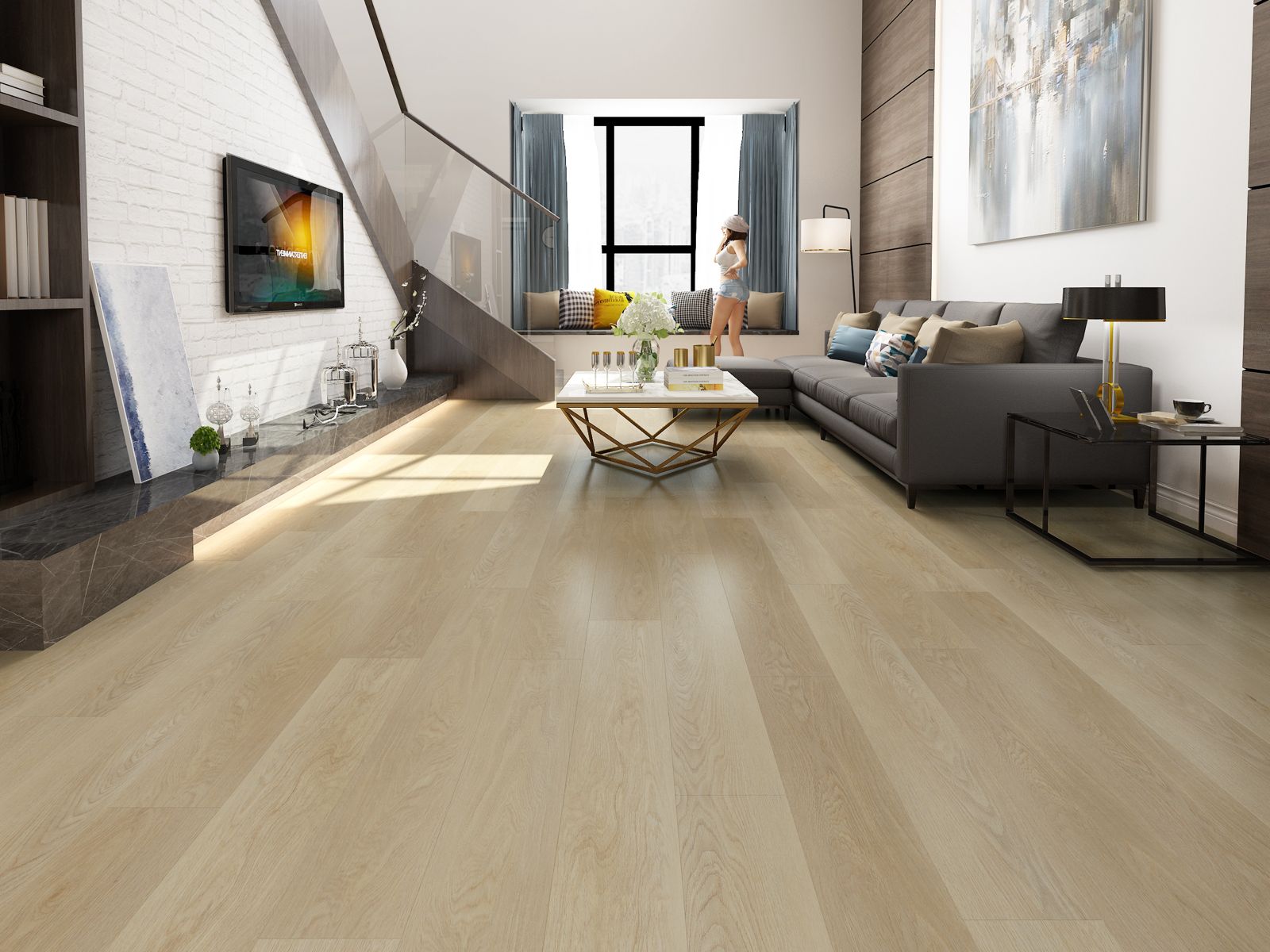 GUARDIAN | SPC HYBRID FLOORING | 1830x228x7mm | NATURAL OAK