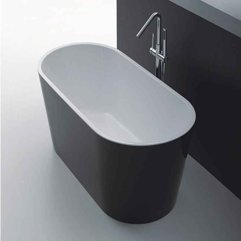 OSLO | FREESTANDING BATHTUB | BLACK & WHITE
