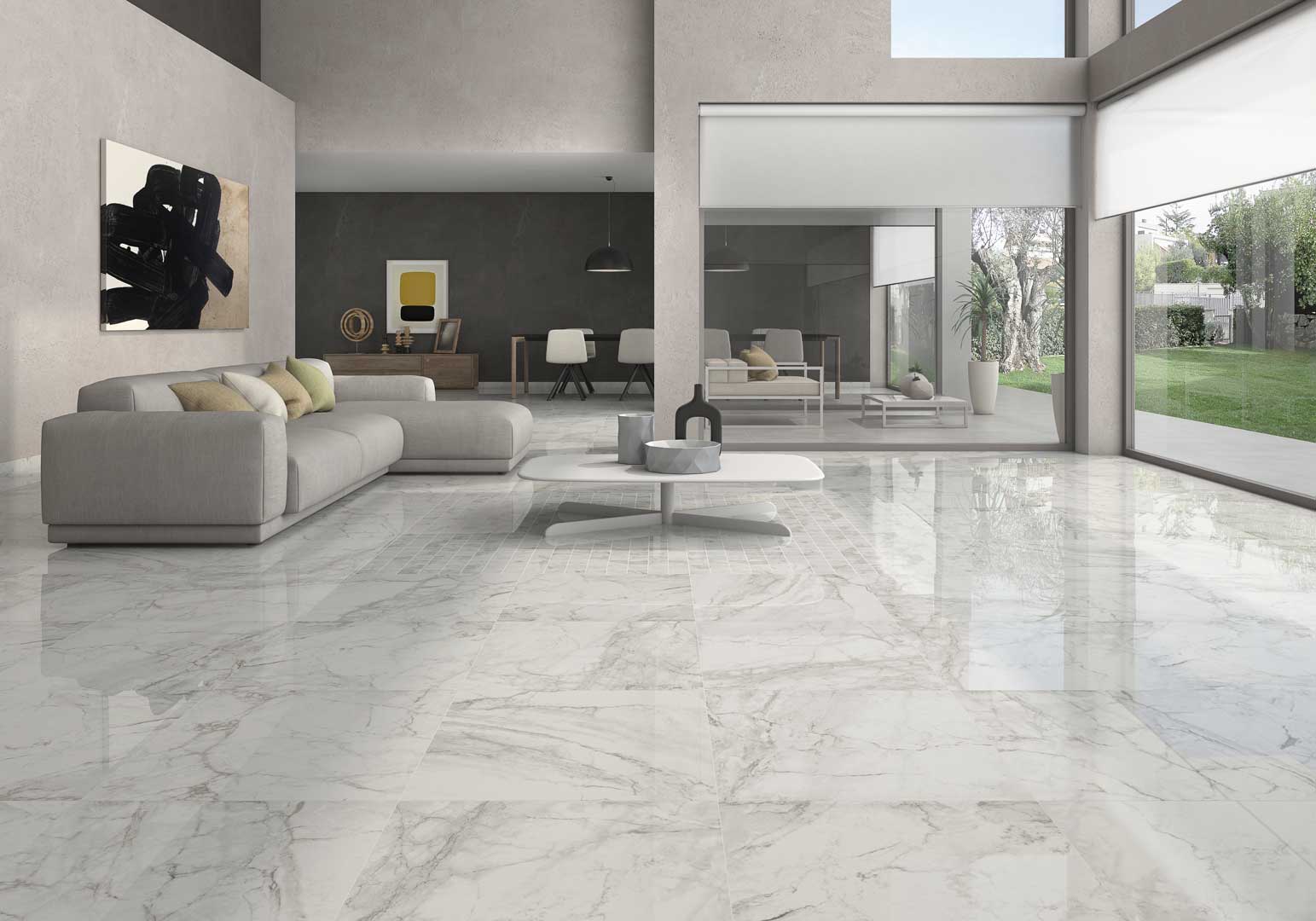 LUNI | BLANCO SATIN | 600x600