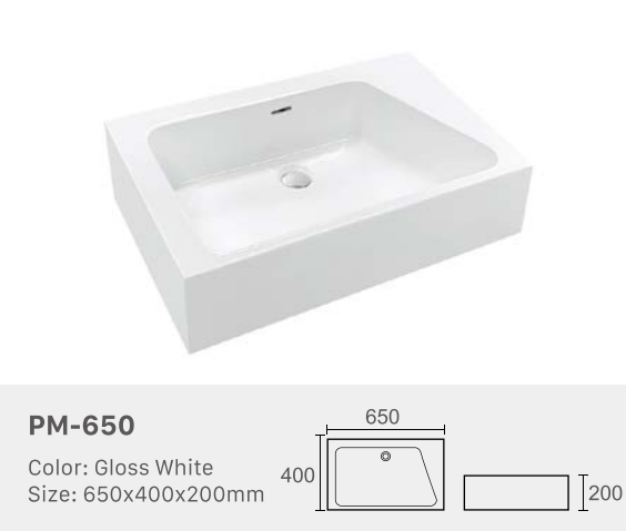 BASIN | GLOSS WHITE | M-650