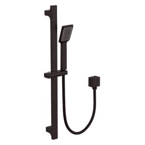SQUARE SHOWER RAIL | BLACK