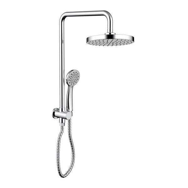 ROUND SHOWER SET |SHOWER HEAD 200X200M | CHROME
