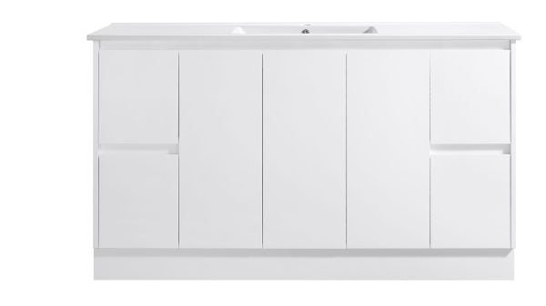 SAMMY | 1500MM FREE STANDING VANITY WITH CERAMIC TOP
