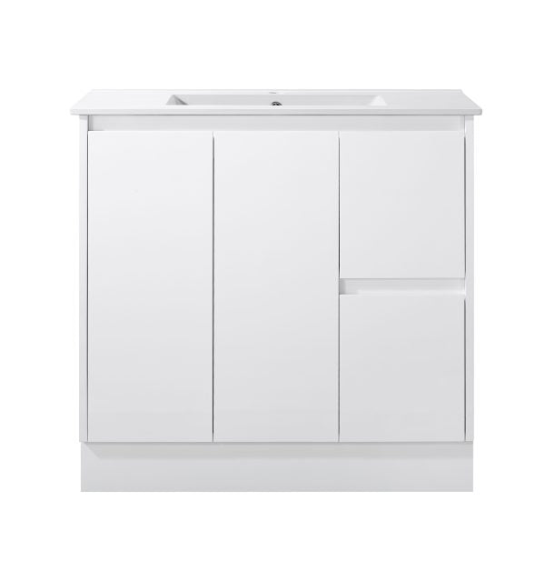SAMMY | 900MM FREE STANDING VANITY WITH CERAMIC TOP