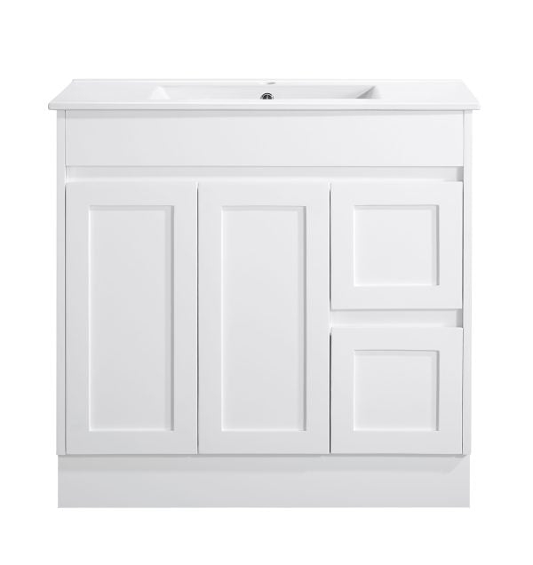 QUINN | 900MM FREE STANDING VANITY WITH CERAMIC TOP