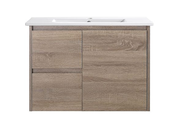ROYCE | 750MM WALL HUNG VANITY WITH CERAMIC TOP